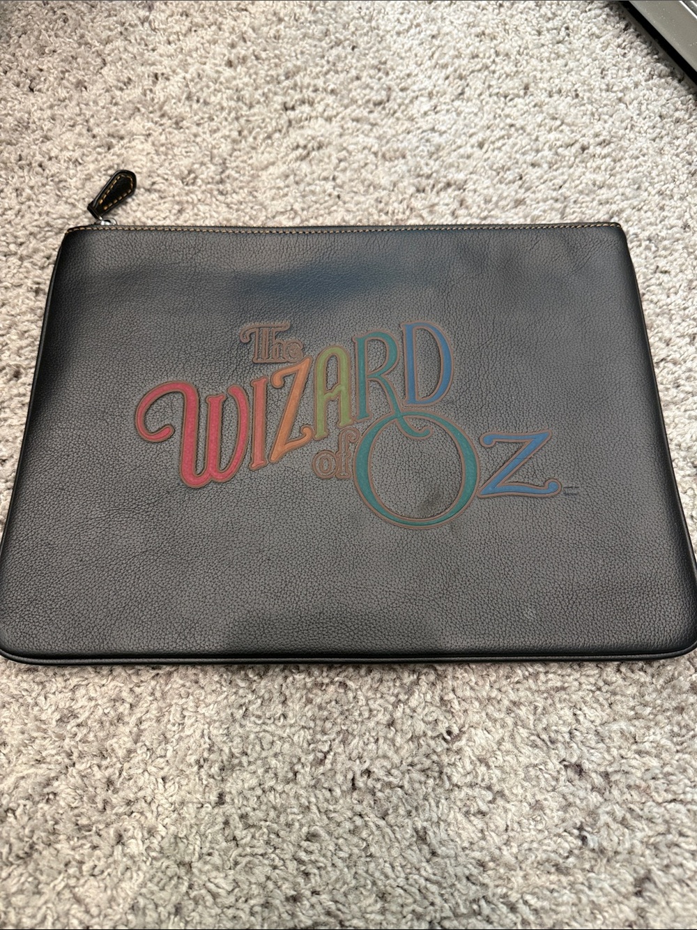 Coach x The Wizard of Oz Black Zip Pouch